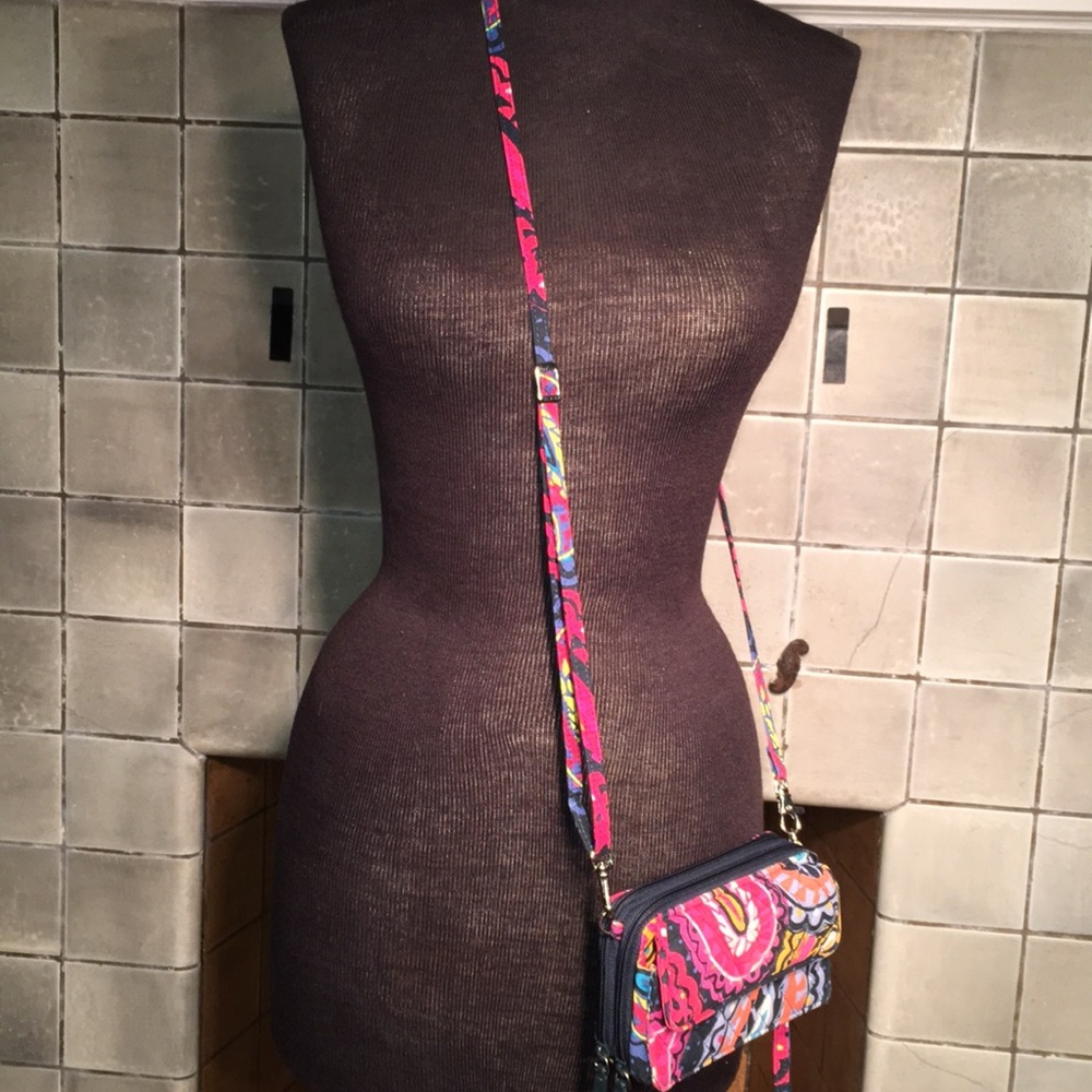 Vera Bradley Wristlet in Twilight Paisley